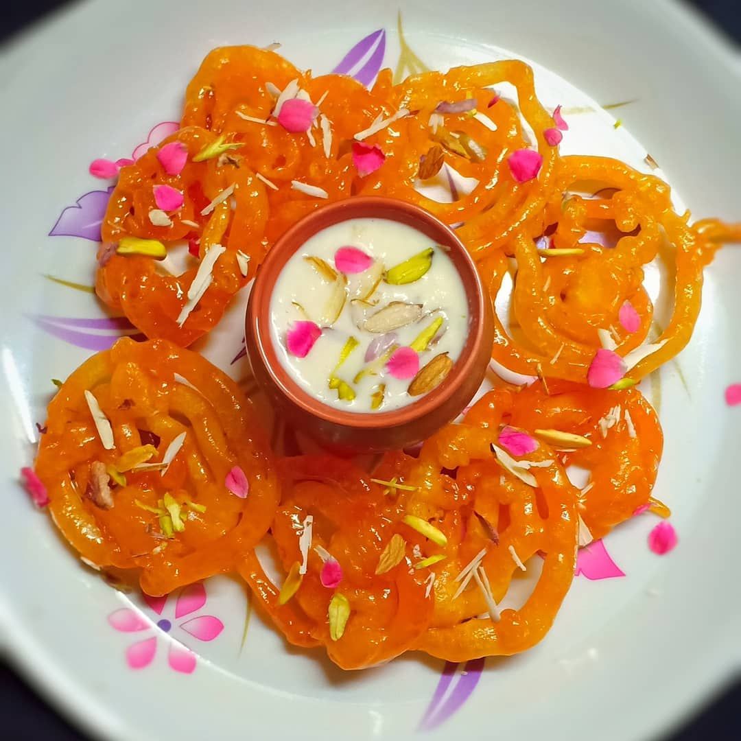 Jalebi and Rabri